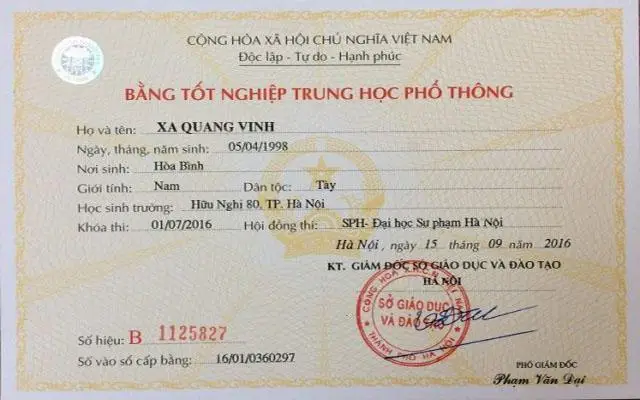 Làm Bằng THPT Uy Tín