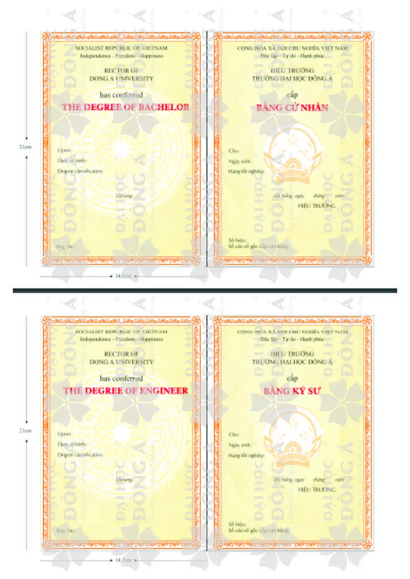 Mẫu Bằng Tốt Nghiệp Đại Học Cấu Trúc Và Thông Tin Quan Trọng