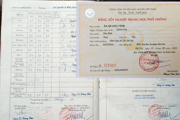 Mất Bằng Tốt Nghiệp THPT