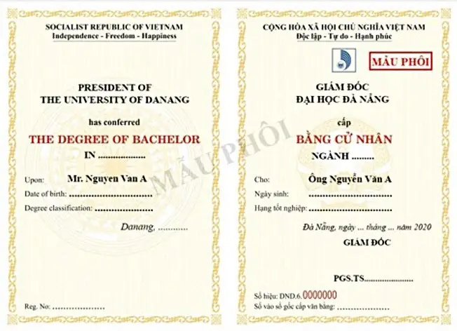 Phôi Bằng Tốt Nghiệp Đại Học - Mẫu, PDF Hướng Dẫn
