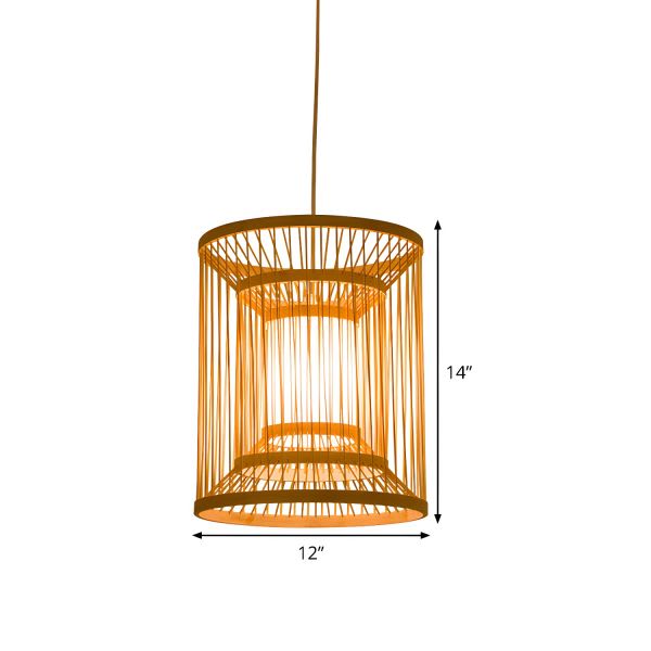 Bamboo Globe String Light Set — styled around a café patio thumbnail 3