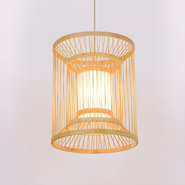 Bamboo Globe String Light Set — draped along a living room wall thumbnail 4