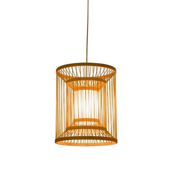 Bamboo Globe String Light Set — outdoor garden or terrace styling thumbnail 5