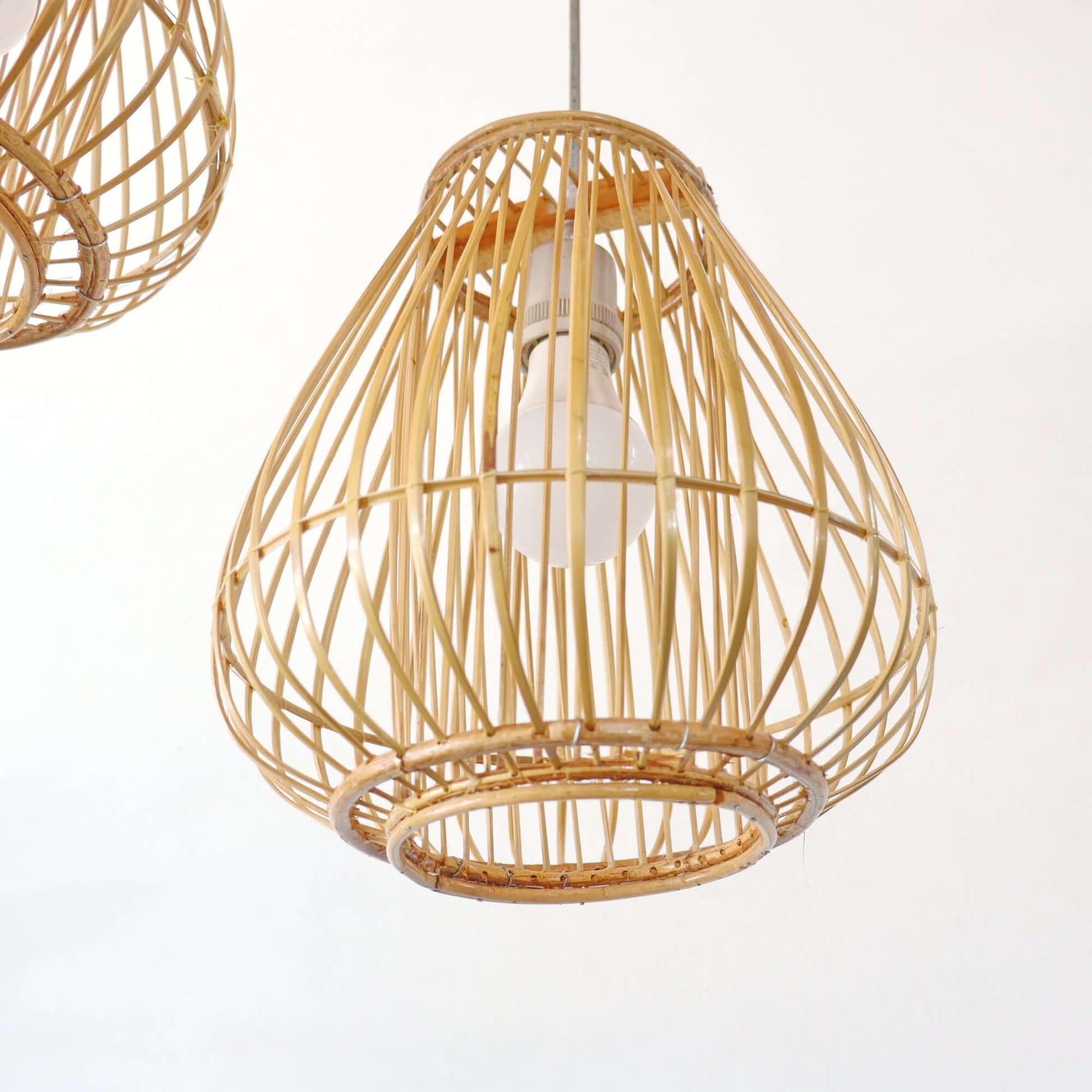 Handcrafted Bamboo Festoon Lights — styled around a café patio thumbnail 3