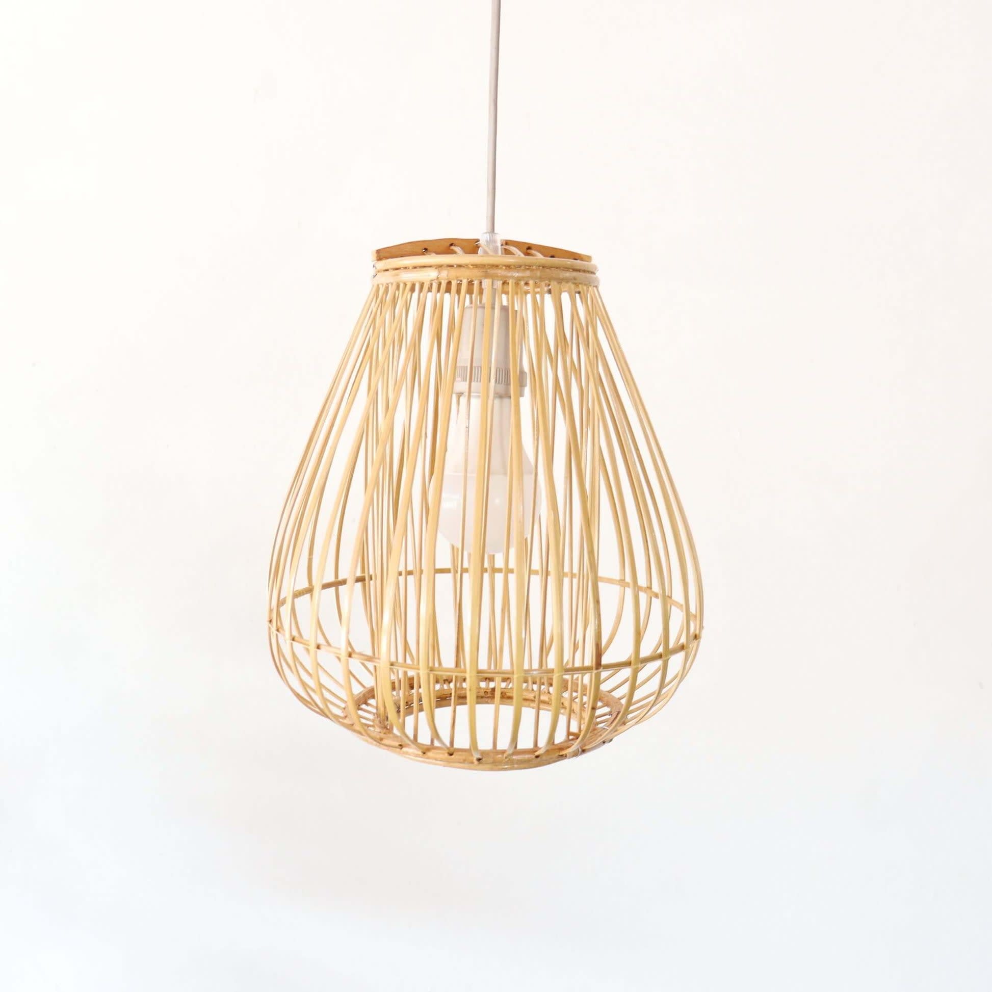Handcrafted Bamboo Festoon Lights — outdoor garden or terrace styling thumbnail 5