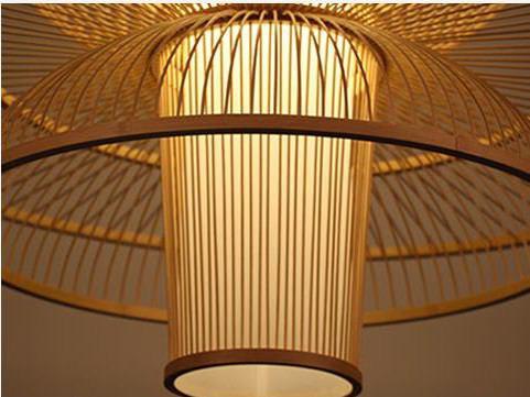 Handmade Bamboo Pendant Lamp — styled around a homestay outdoor seating area thumbnail 15