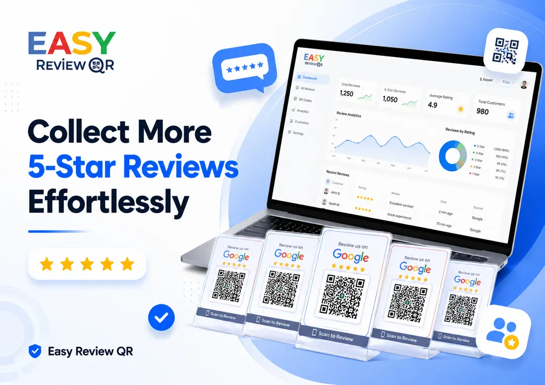 Easy Review QR: Smart Customer Review & Feedback Platform