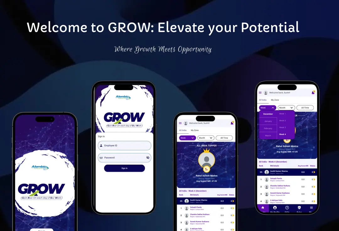 Alembic Grow: Pharmaceutical Sales Performance App