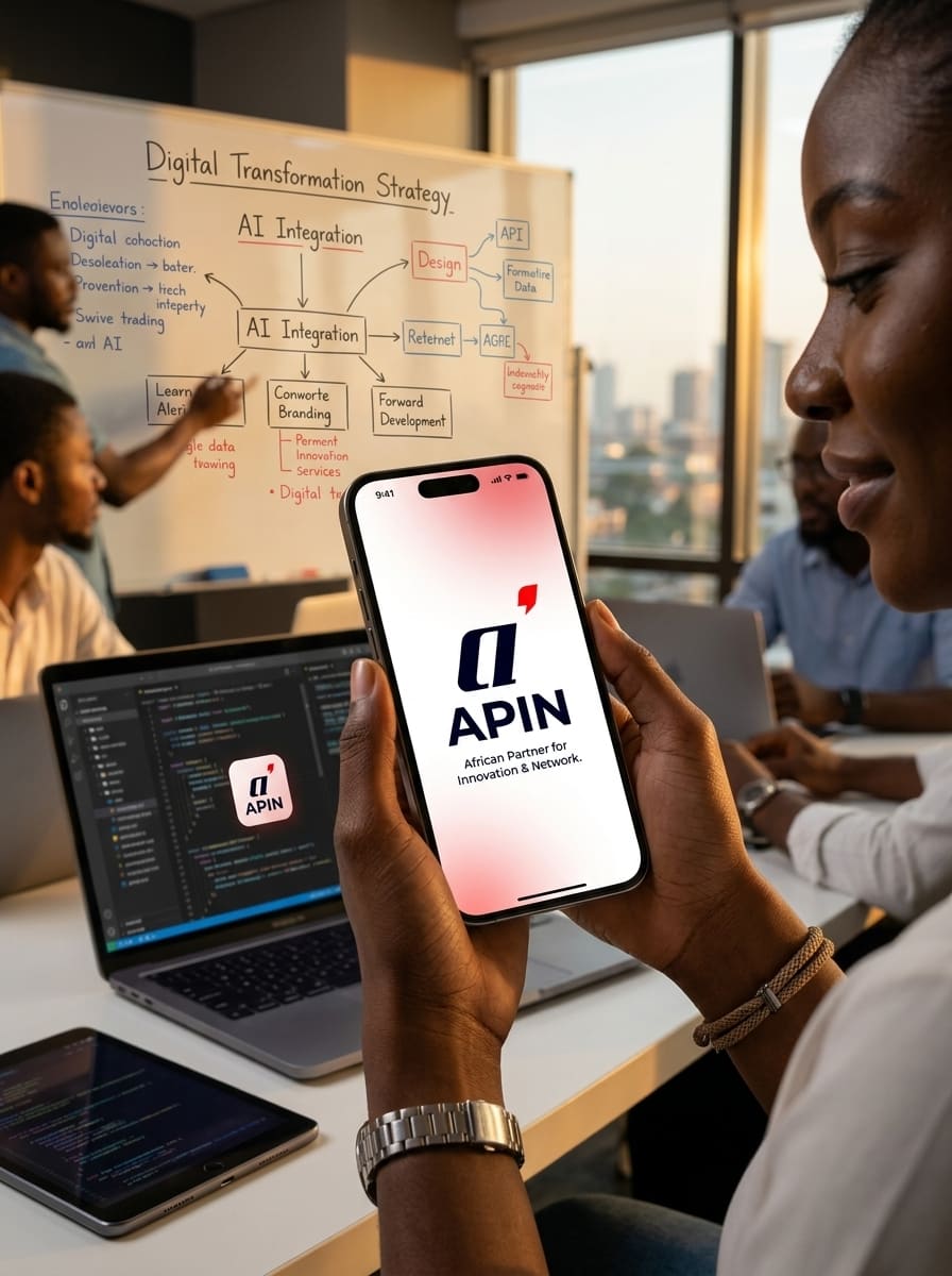 Mobile app screens