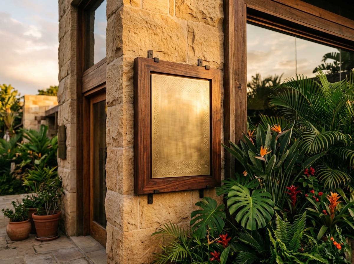 Bento visual — outdoor sign