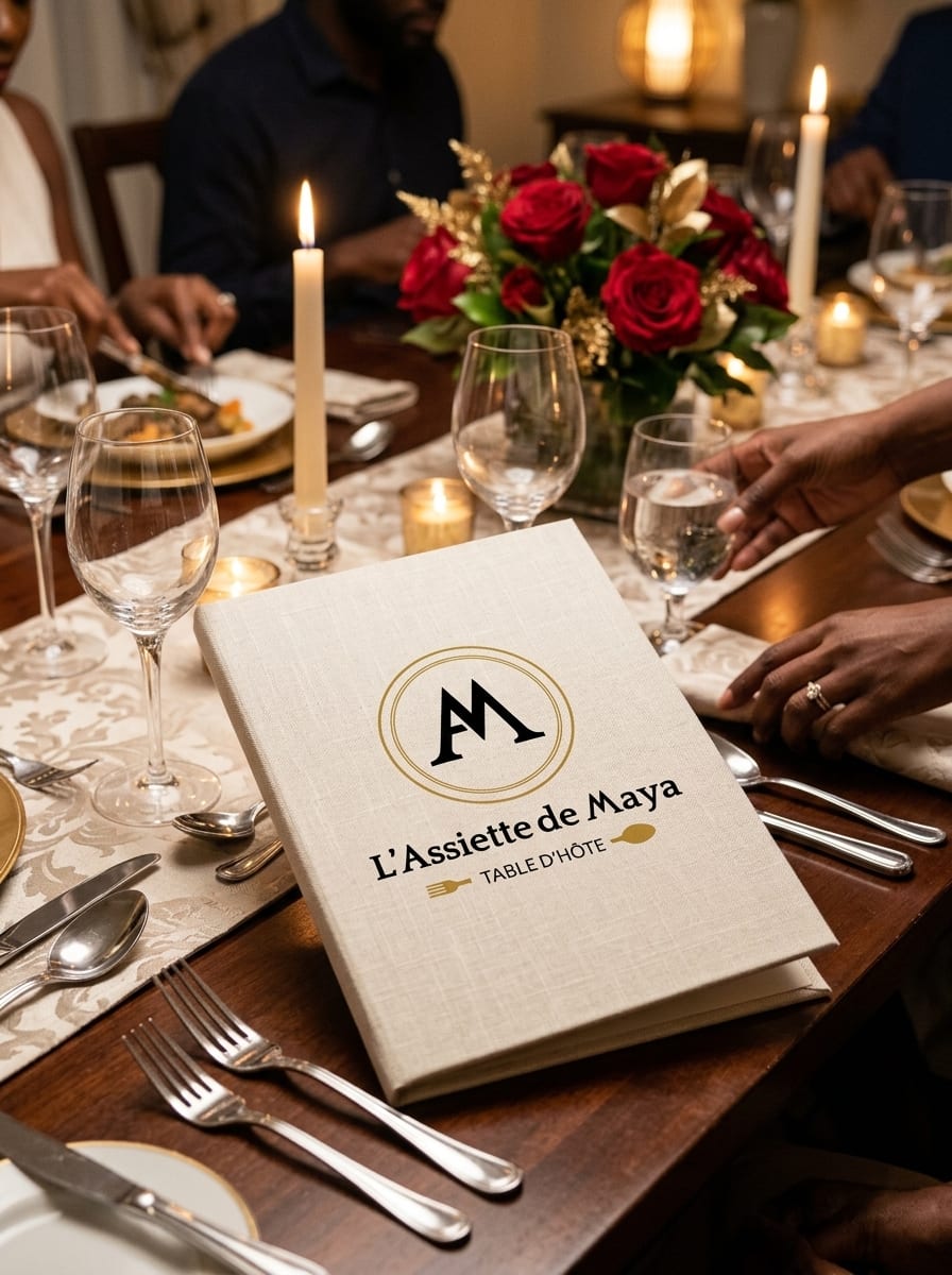 Restaurant menu