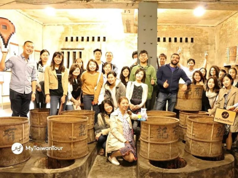 Sample wares at a family run tea roasting plant