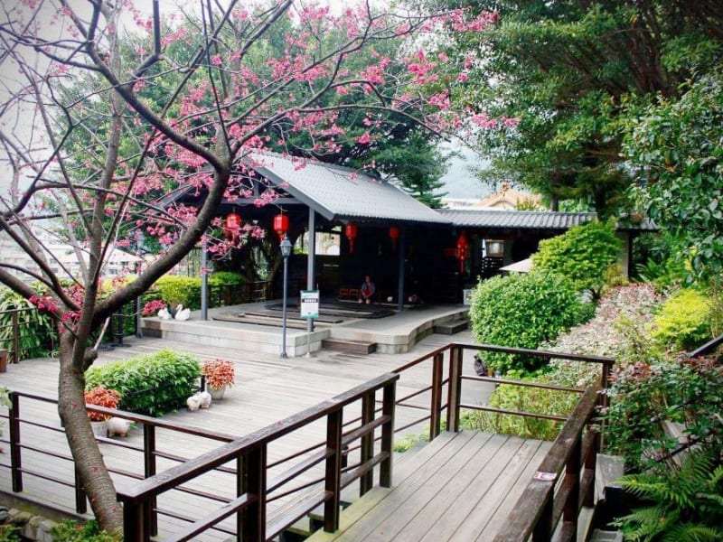 Beitou district, home to Taipei's best Japanese style bath houses.