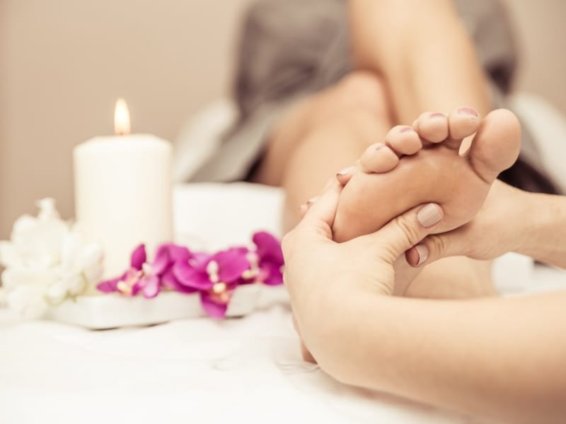 Enjoy an hour-long reflexology session at a luxurious massage salon