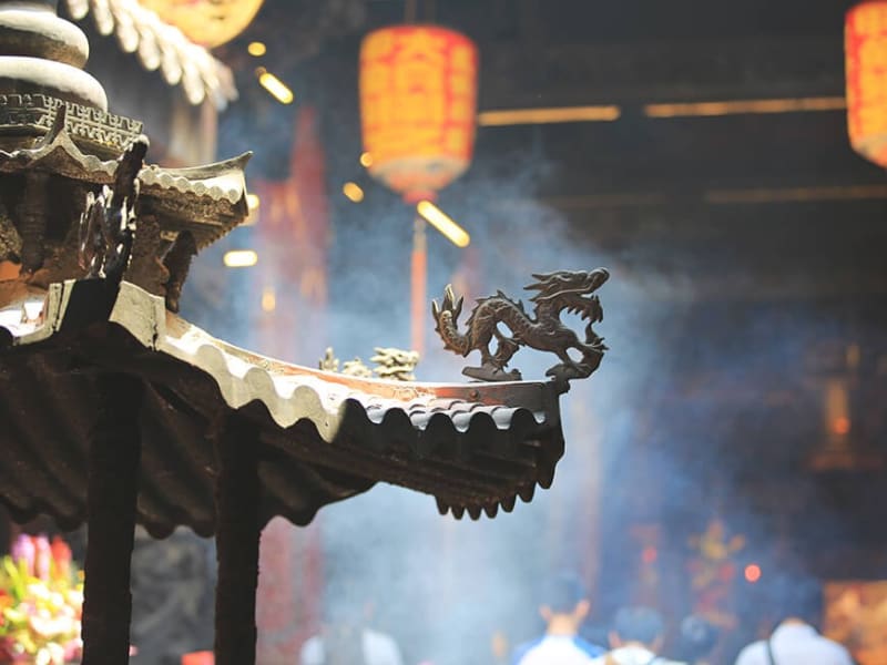 Visit the old town of Lugang, famous for its temples, culture and historical sites