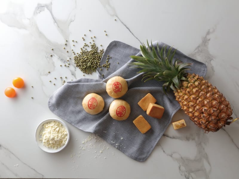 Traditional Chinese cookies "Pineapple cake"