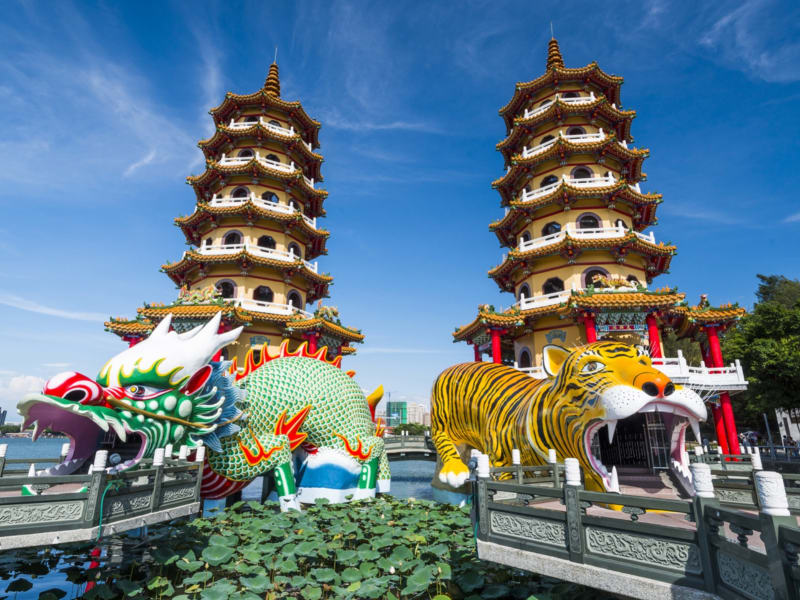 Step through Kaohsiung’s iconic Dragon and Tiger Pagoda, a symbolic journey where culture, belief, and everyday life intersect.