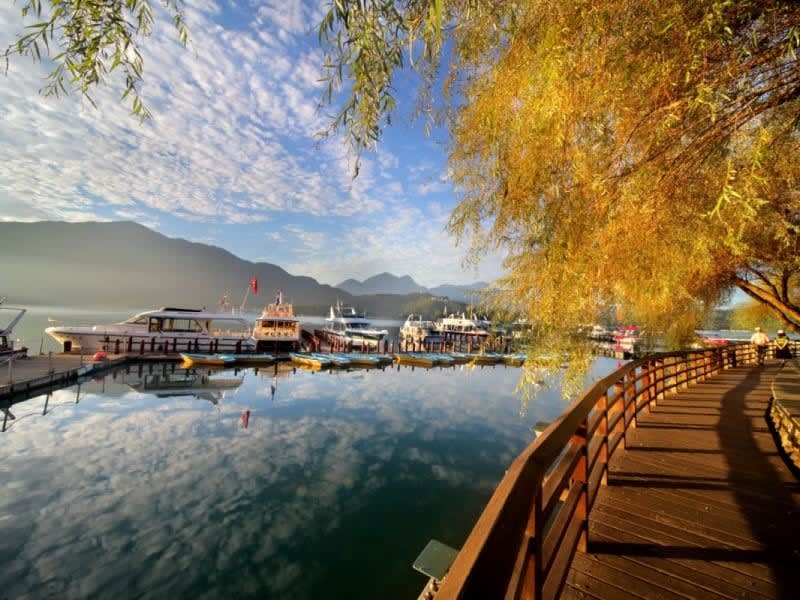 Go on a shuttle boat trip across the lake and enjoy great scenery