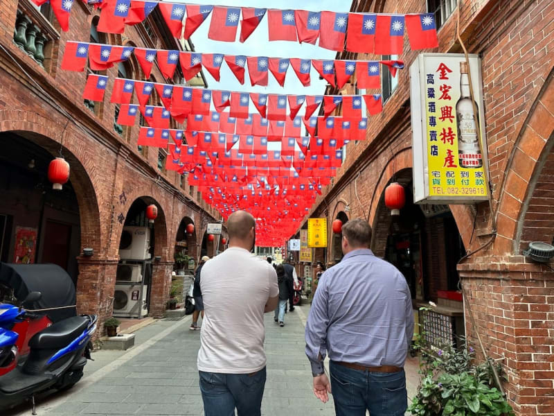 Historical tour in one of the oldest towns in Kinmen 