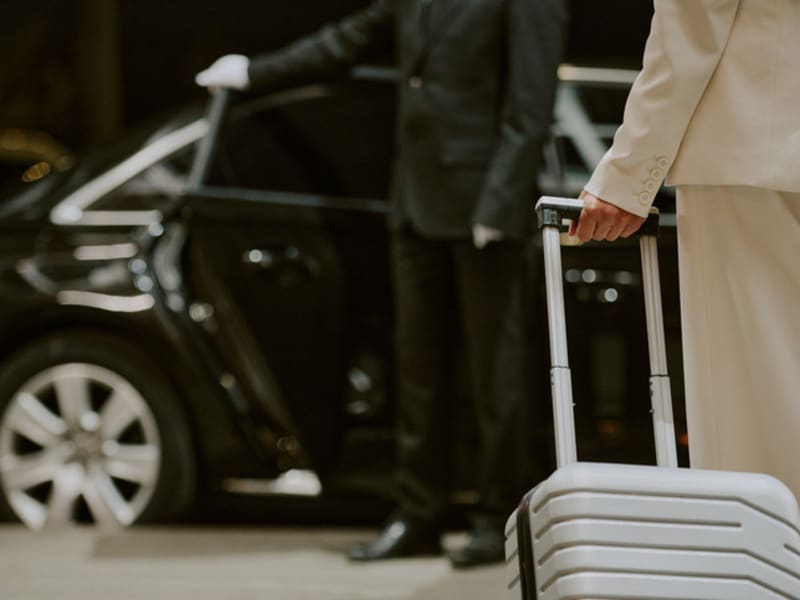 Private transfer service — your journey to the airport begins the moment we arrive.