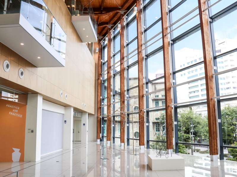 Explore the art museum, once home to the government-run Tobacco and Liquor Monopoly Bureau, now renovated into a brighter, airier space.