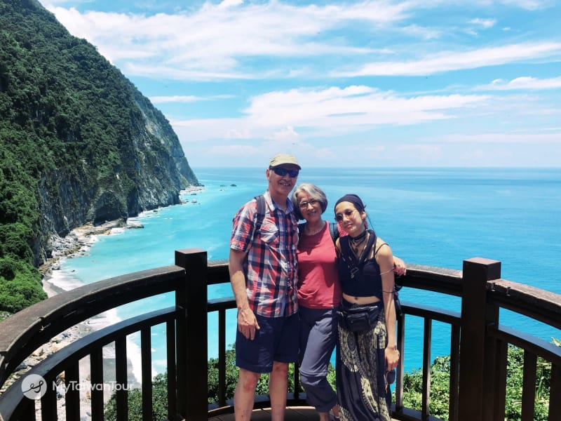 Where the mountains meet the Pacific — a moment at Qingshui Cliff on the Suhua Highway.