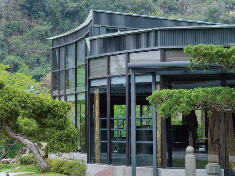 The mountain retreat where the day's tea ceremony unfolds © Chun Chiou Ville