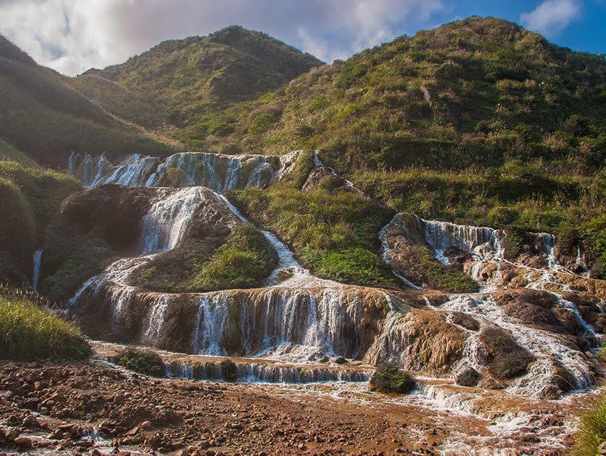 Visit the spectacular Golden Waterfall