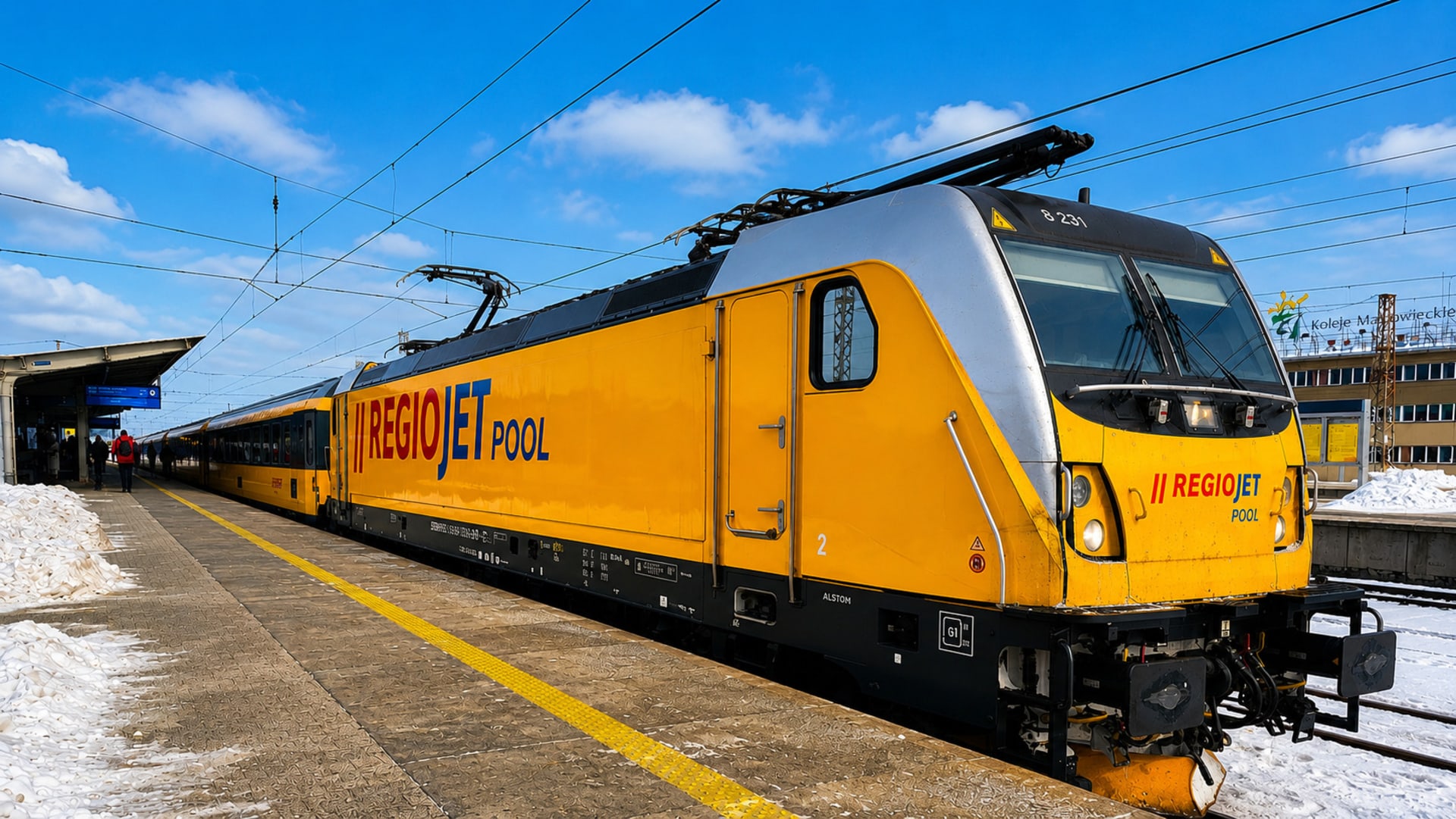 First Glimpse: Our RegioJet Train