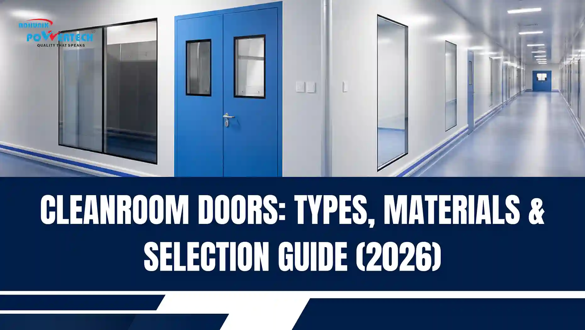 Cleanroom Doors: Types, Materials & Selection Guide (2026)