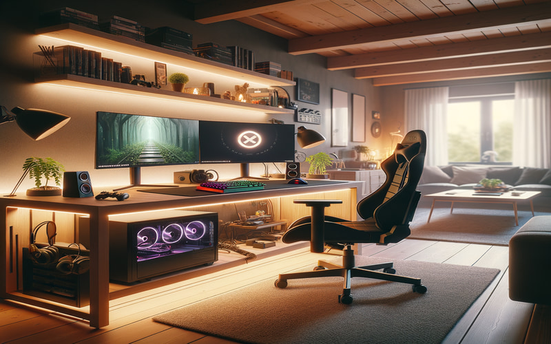 Illustratie van Mijn ervaring met gaming setup en accessoires: Wat ik heb geleerd in gaming setup en accessoires context