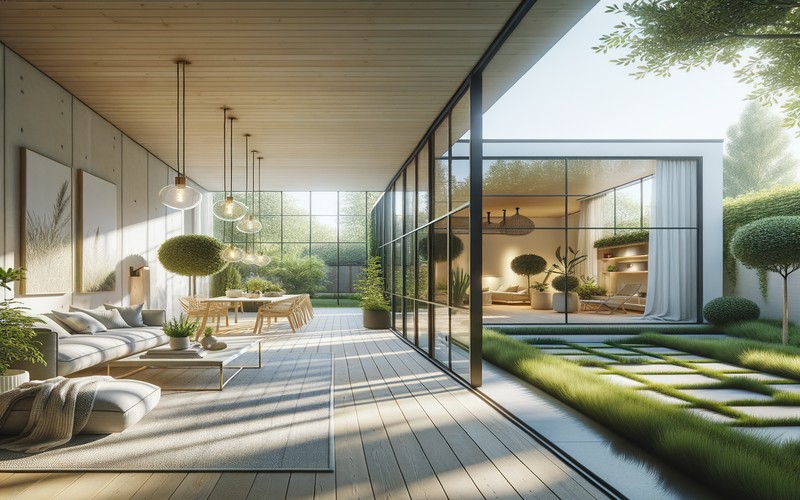 Illustratie van Mijn ervaring met outdoor living en tuindesign: Wat ik heb geleerd in outdoor living en tuindesign context