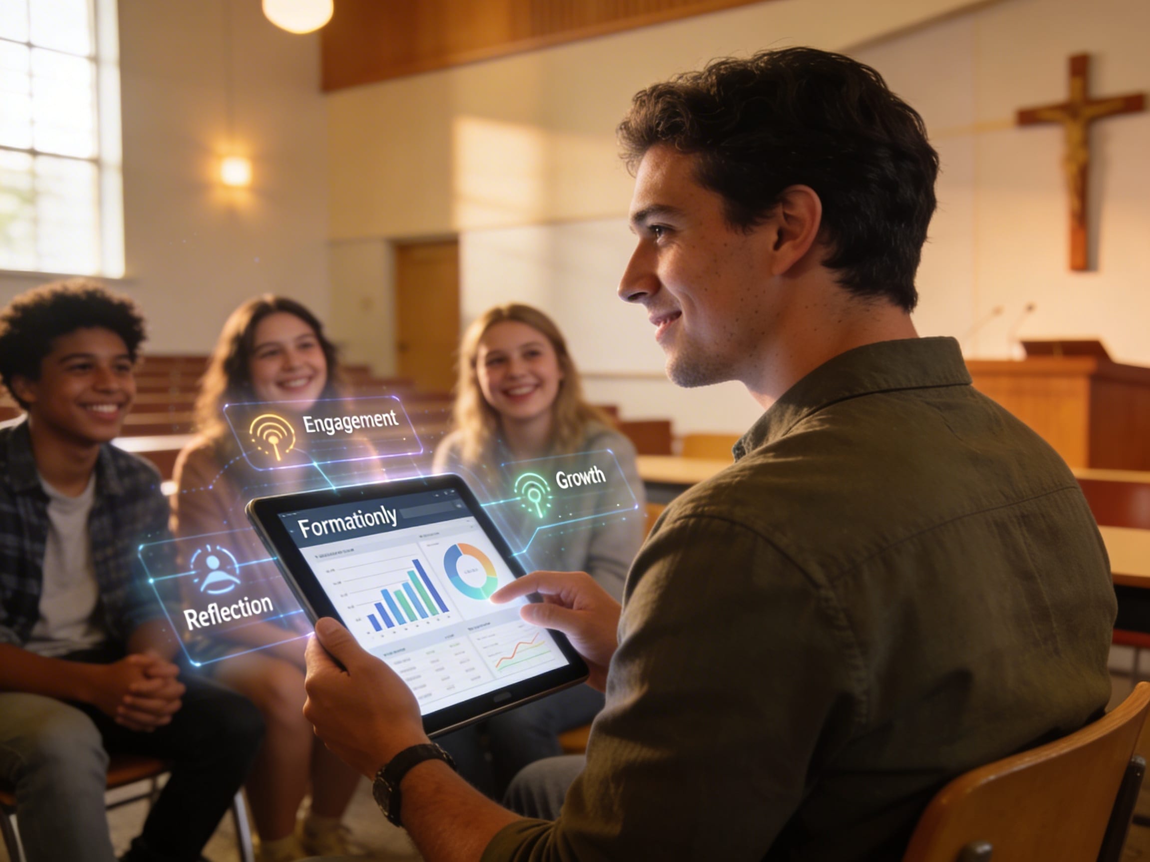 Formationly dashboard proof for pastors