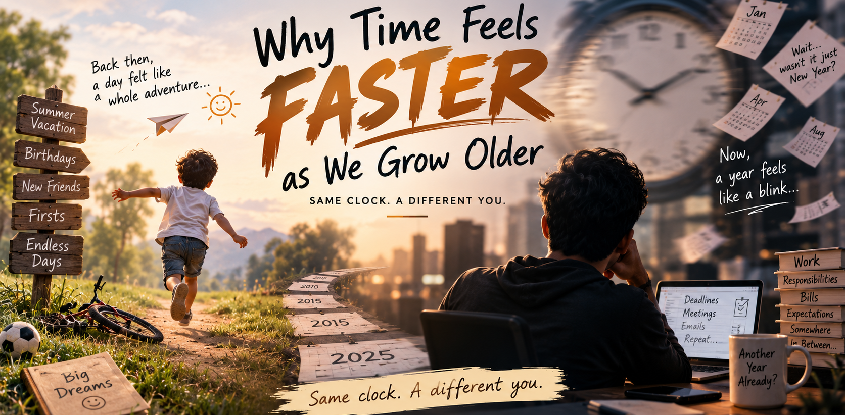 Why Time Feels Faster as We Grow Older
