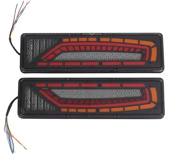 Set stopuri spate LED pentru camion/remorca/trailer – cablaj inclus