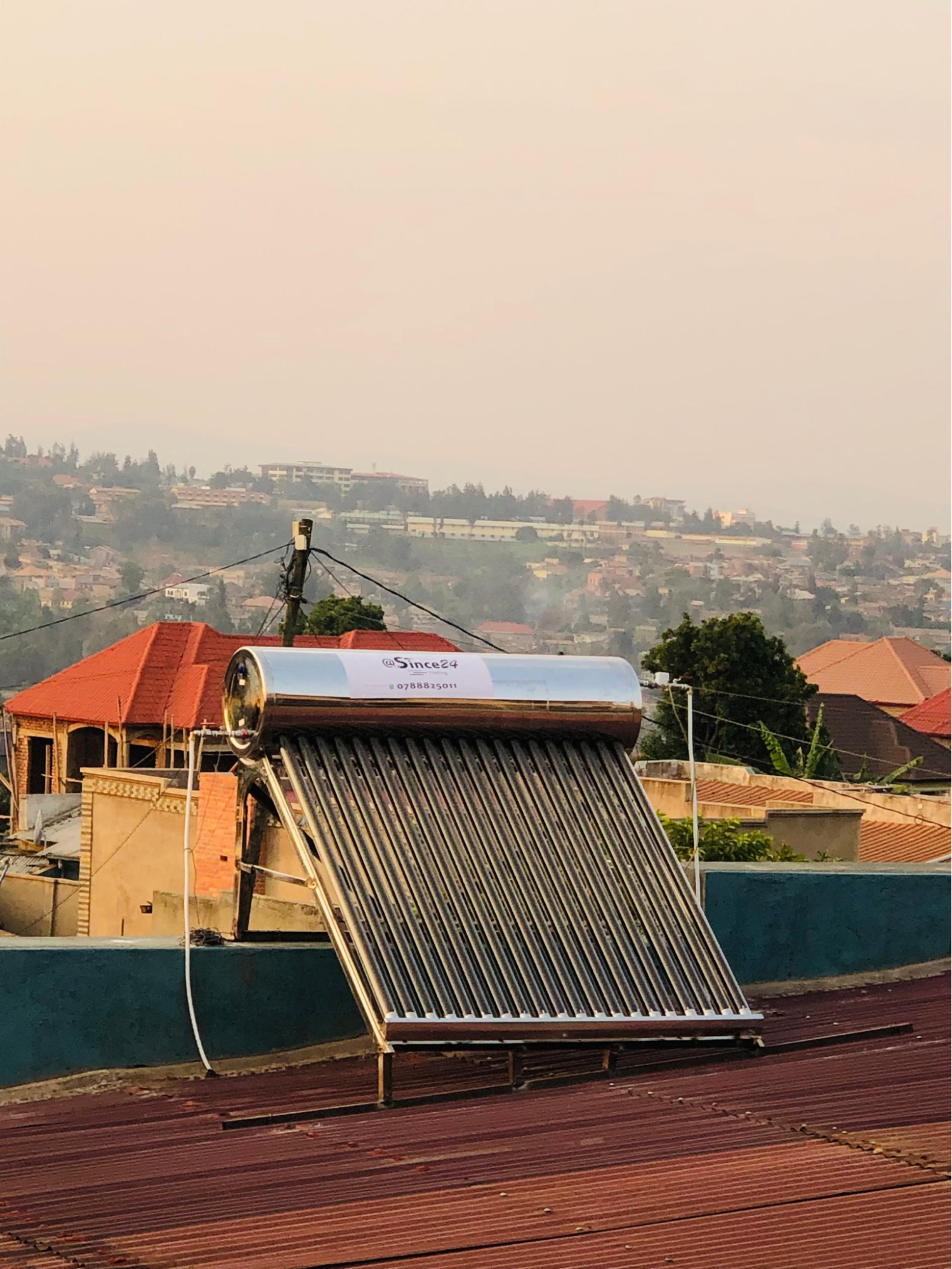Solar Water Heater Installation - After