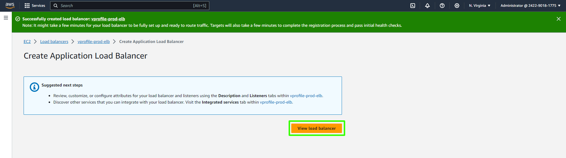 View Load Balancers