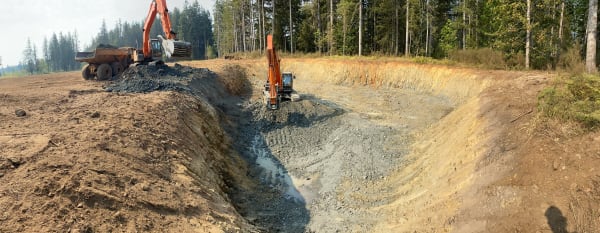Comox Valley Excavating project