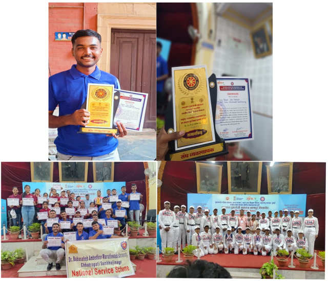 Jatin Tobre got selected for National NSS Parade at Delhi