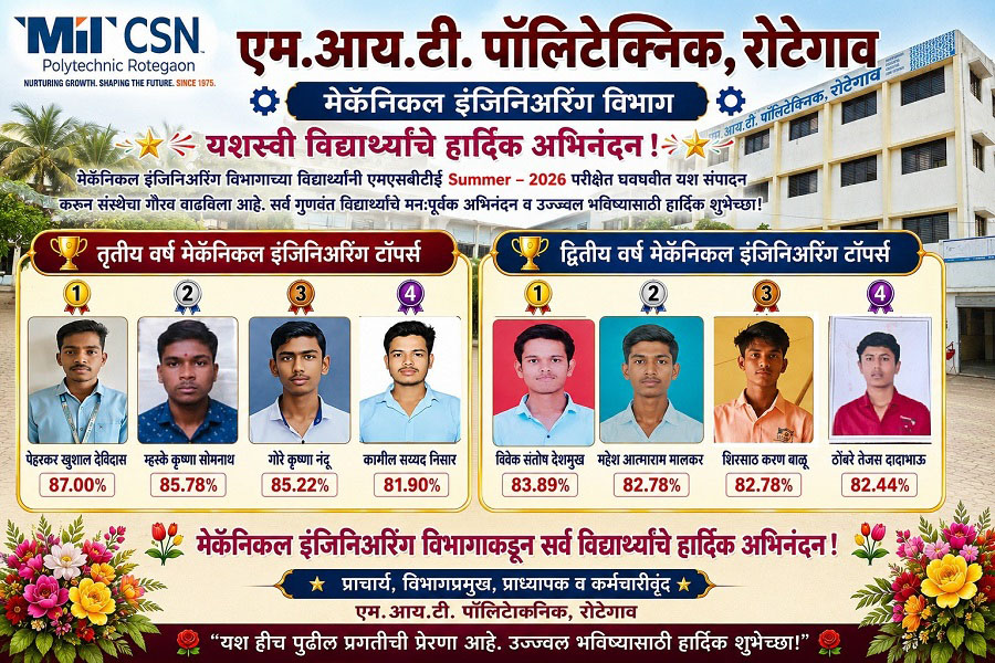 Mechnical Engineering Toppers