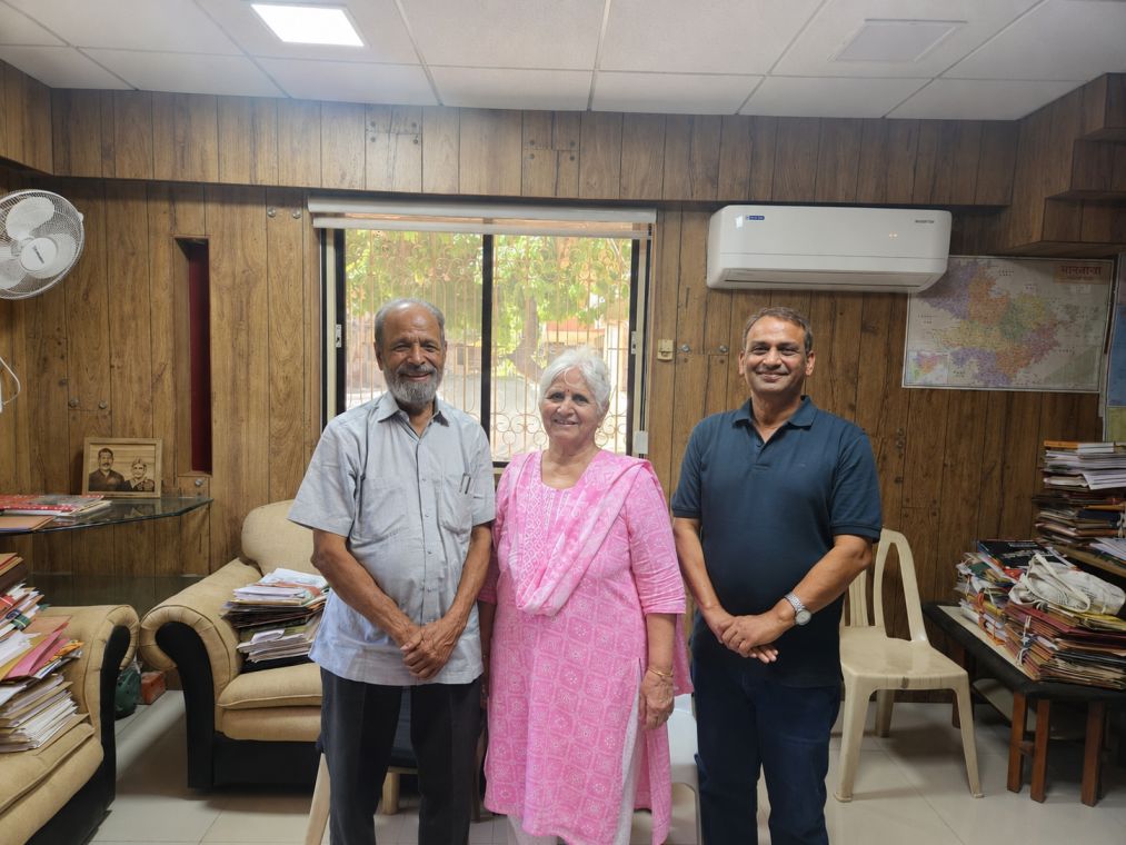 Mr Anil Sharma (2004 Passout) visiited GS Mandal's MIT Campus.