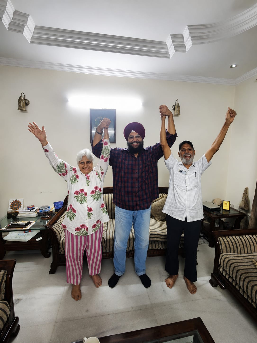 Holding hands, holding hearts, holding memories forever with Mr Amardeep Singh Saini (2004 Passout)