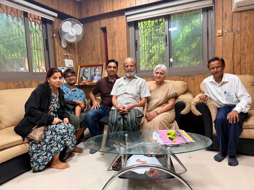 Mr. Bhaskar Shankar (Civil Engineering, Batch of 2004) visited the MIT Campus and met Dr. Kawade Sir, Dr. Lomte Madam, and Prof. Vasudev Upadhye.