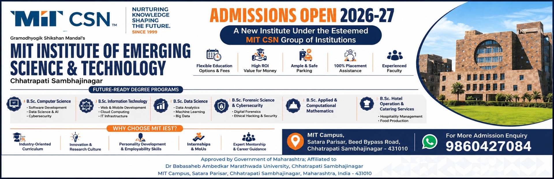 Admission Open