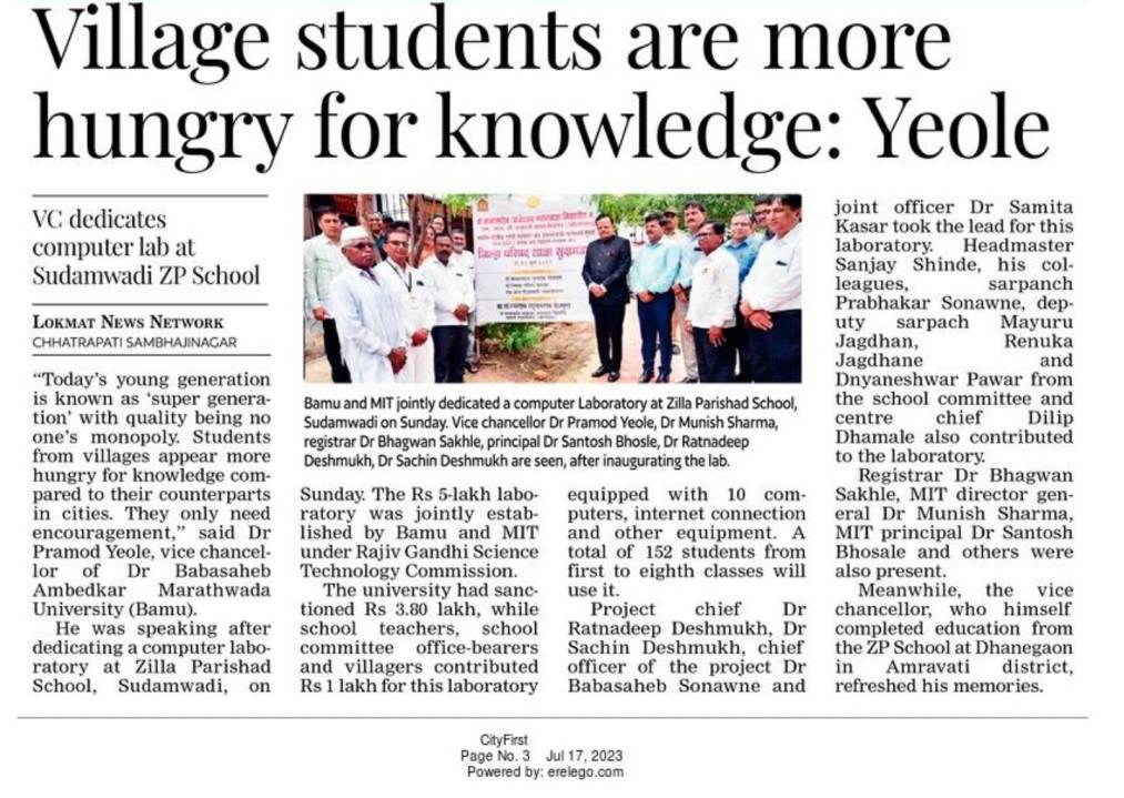 Sudamwadi Success Story: A Sustainable Model for Digitally Empowered Rural Education 2