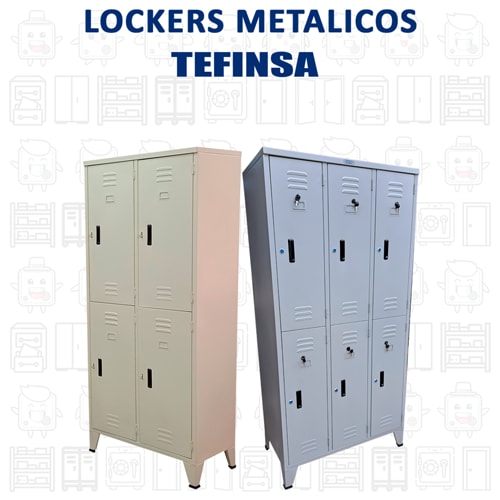 Los diferentes tipos de lockers metálicos para empresas