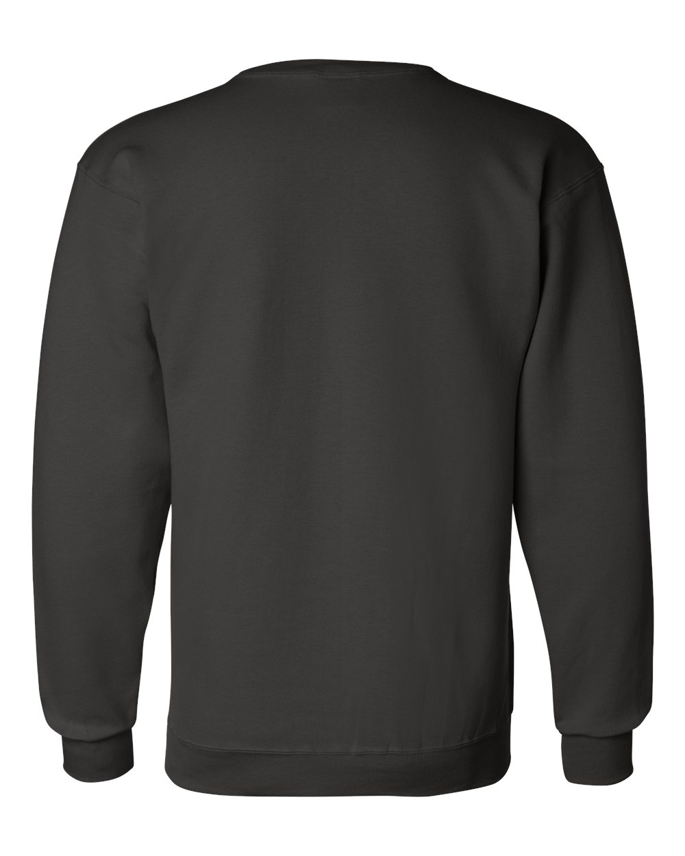 Am image of a Custom Champion Powerblend® Crewneck Sweatshirt in Black!