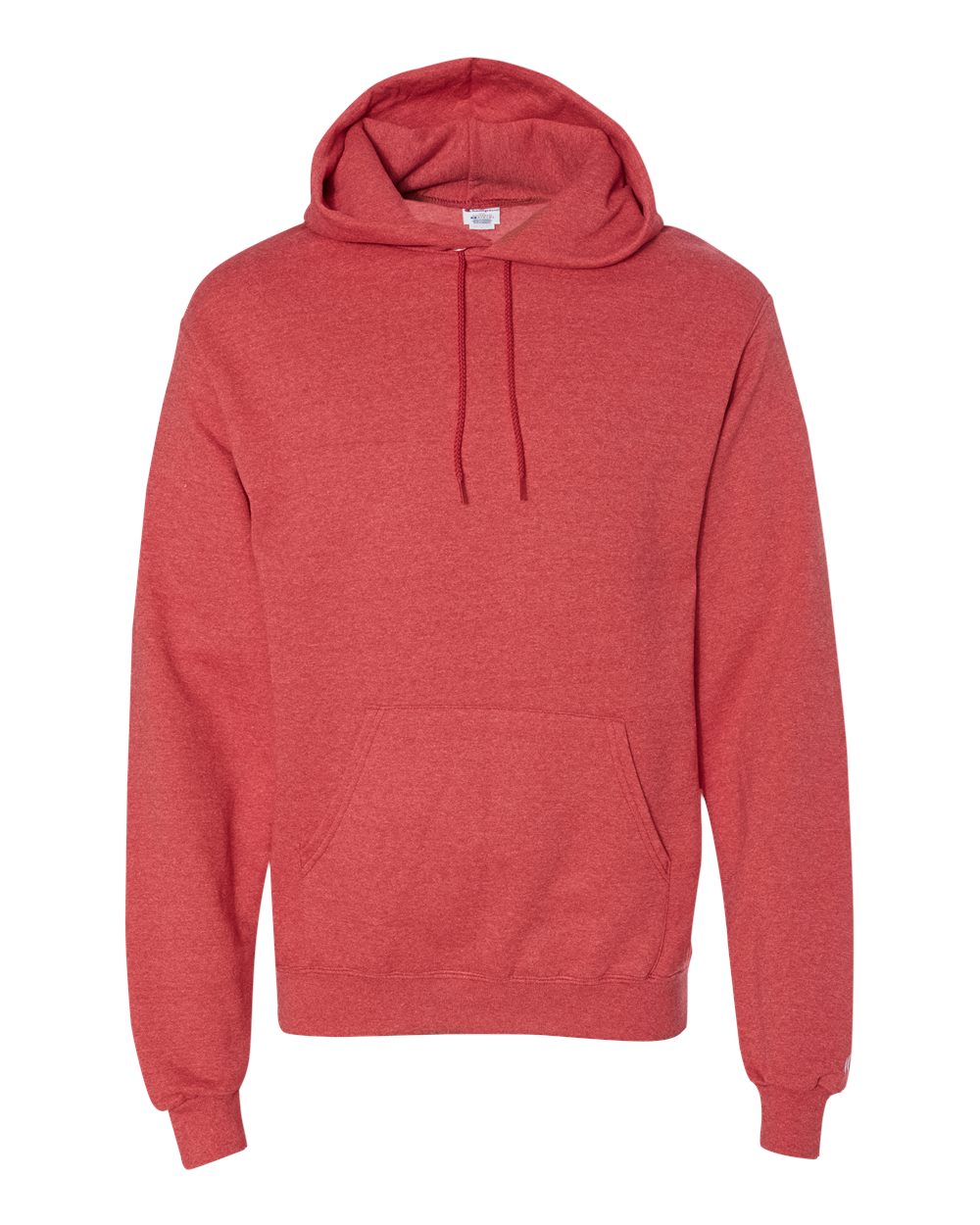 Champion Adult Powerblend® Hooded Sweatshirt in Scarlet Heather