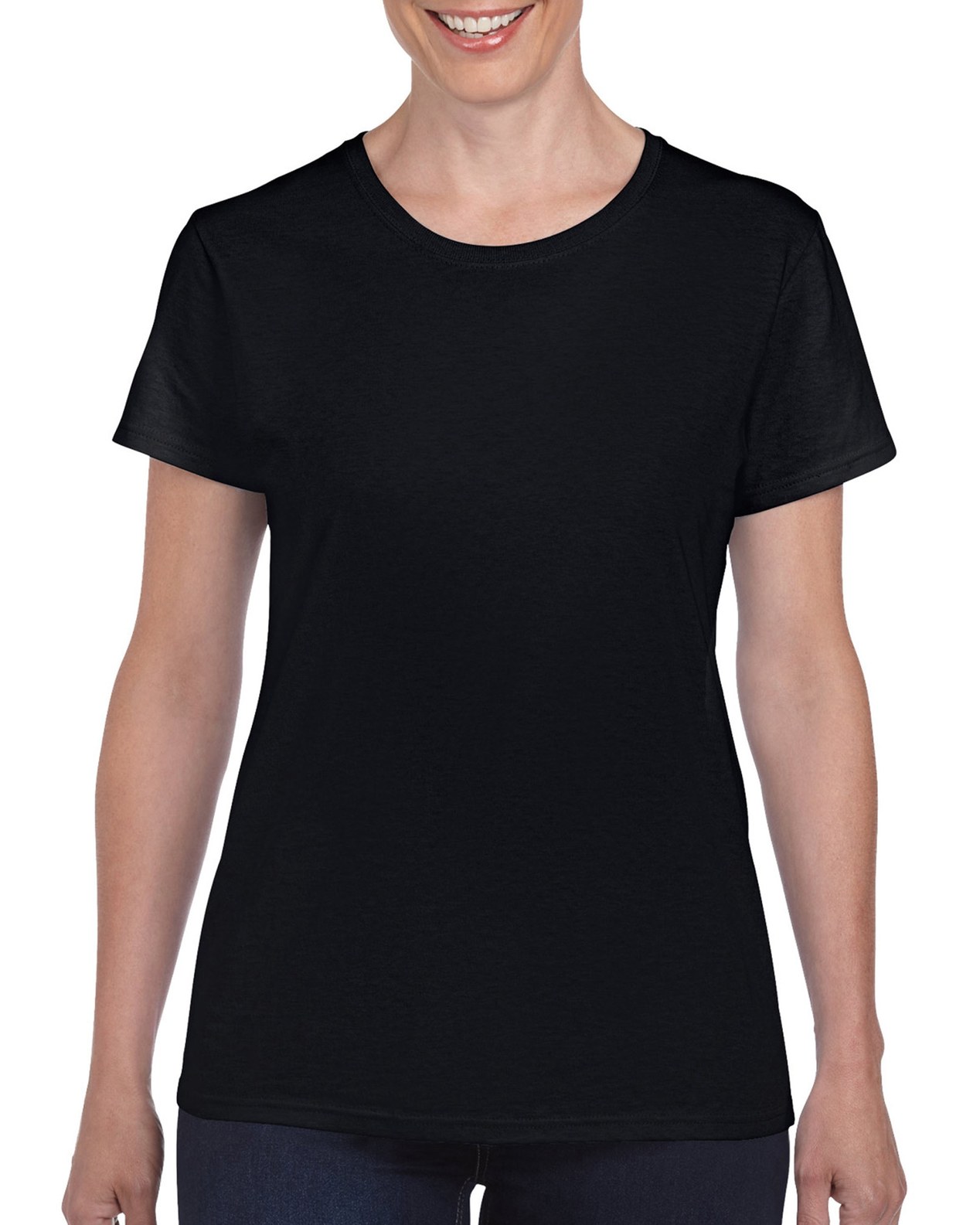 Gildan Heavy Cotton Women's Tshirt in Black
