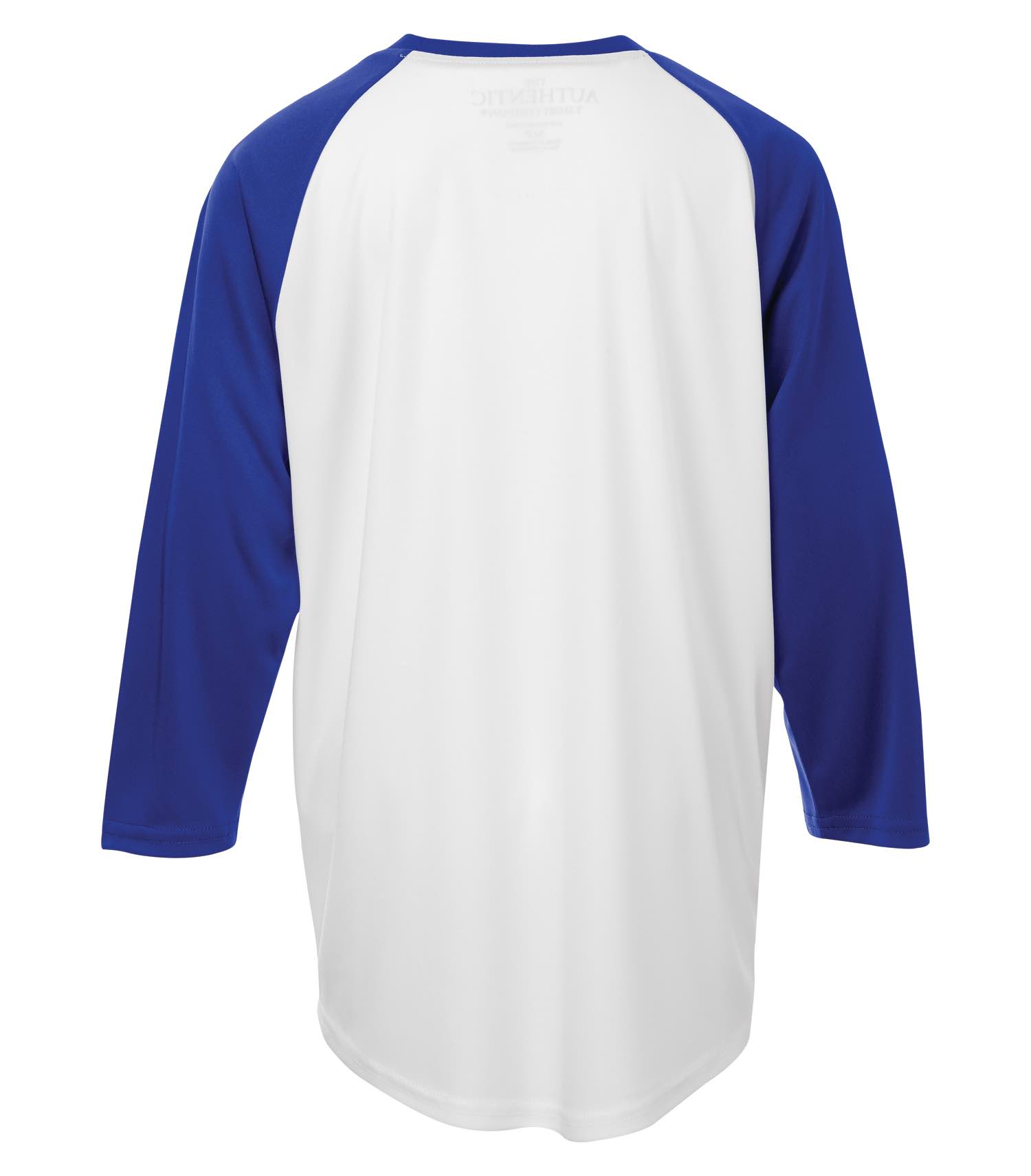An image of a Custom ATC Pro Team Baseball Youth Jersey in White/True Royal!